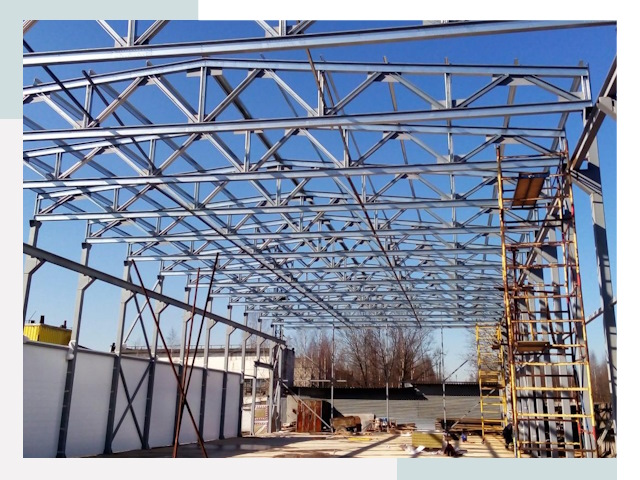 Строительство цехов в Сарапул от 619 руб. под ключ