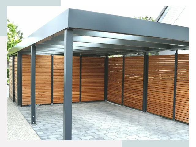 Навесы для парковки в Сарапуле