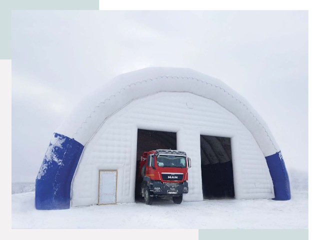 Мобильные ангары в Сарапуле