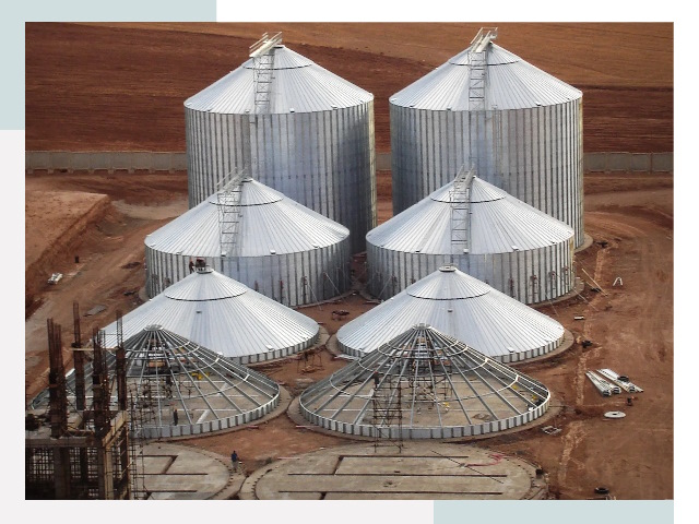 Строительство зерновых силосов в Сарапуле