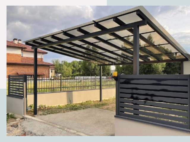 Металлические навесы в Сарапул от 619 руб. за м²