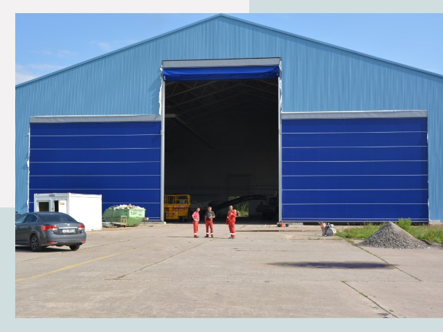 Ангарные ворота в Сарапул от СтальСтрой-Срл по цене 619 руб.